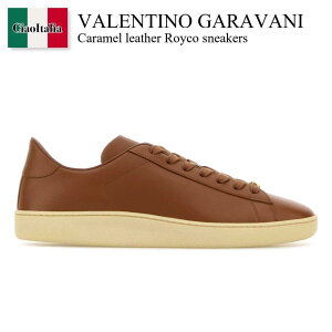 �y���ʌ���E�݌Ɍ���E�����ҏ����I�z �o�����`�m / Valentino Garavani Caramel Leather Royco Sneakers / 8Y2S0K34BYA / 8Y2S0K34BYA CFA / 8Y2S0K34BYACFA / �X�j�[�J�[
