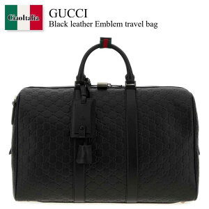 �y���ʌ���E�݌Ɍ���E�����ҏ����I�z �O�b�` / ���΂� / �J�o�� / Gucci Black Leather Emblem Travel Bag / 850220 AAFOM / 850220 AAFOM 1053 / 850220AAFOM / 850220AAFOM 1053 / 850220AAFOM1053 / �{�X�g���o�b�O