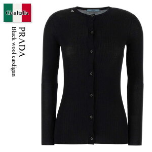 �y���ʌ���E�݌Ɍ���E�����ҏ����I�z �v���_ / Prada Black Wool Cardigan / P25O06 F0002 / P25O06 SOOO18PX F0002 / P25O06SOOO18PX / P25O06SOOO18PX F0002 / P25O06SOOO18PXF0002 / �J�[�f�B�K��