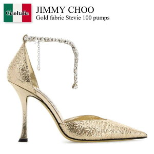 �y���ʌ���E�݌Ɍ���E�����ҏ����I�z �W�~�[�`���E / Jimmy Choo Gold Fabric Stevie 100 Pumps / STEVIE100GZB / STEVIE100GZB GOLD / STEVIE100GZBGOLD / �T���_���E�~���[��