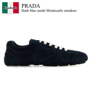 �y���ʌ���E�݌Ɍ���E�����ҏ����I�z �v���_ / Prada Dark Blue Suede Montecarlo Sneakers / 1E247O F0008 / 1E247O FDD10008 F0008 / 1E247OFDD10008 / 1E247OFDD10008 F0008 / 1E247OFDD10008F0008 / �X�j�[�J�[