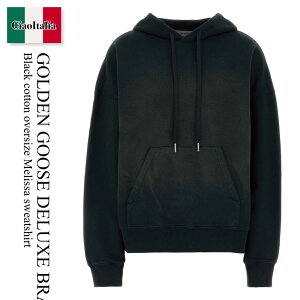 �y���ʌ���E�݌Ɍ���E�����ҏ����I�z �S�[���f���O�[�X / Golden Goose Deluxe Brand Black Cotton Oversize Melissa Swea / GUP01932P002146 / GUP01932P002146 90498 / GUP01932P00214690498 / �p�[�J�[�E�t�[�f�B