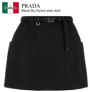 �y���ʌ���E�݌Ɍ���E�����ҏ����I�z �v���_ / Prada Black Re-Nylon Mini Skirt / 21H028 F0002 / 21H028 SOOO1WQ8 F0002 / 21H028SOOO1WQ8 / 21H028SOOO1WQ8 F0002 / 21H028SOOO1WQ8F0002 / �~�j�X�J�[�g