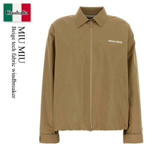 �y���ʌ���E�݌Ɍ���E�����ҏ����I�z �~���E�~���E / Miu Miu Beige Tech Fabric Windbreaker / ML1373 F0065 / ML1373 SOOO1V94 F0065 / ML1373SOOO1V94 / ML1373SOOO1V94 F0065 / ML1373SOOO1V94F0065 / �u���]��