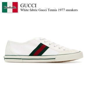 �y���ʌ���E�݌Ɍ���E�����ҏ����I�z �O�b�` / Gucci White Fabric Gucci Tennis 1977 Sneakers / 854436 FAFS4 / 854436 FAFS4 9074 / 854436FAFS4 / 854436FAFS4 9074 / 854436FAFS49074 / �X�j�[�J�[