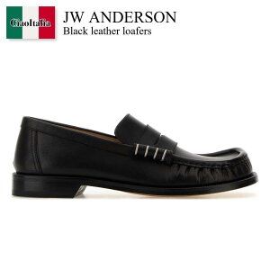 �y���ʌ���E�݌Ɍ���E�����ҏ����I�z �W�F�C�_�u���� �A���_�[�\�� / Jw Anderson Black Leather Loafers / MO0002LA0391 / MO0002LA0391 999 / MO0002LA0391999 / �h���X�V���[�Y�E�v�C�E�r�W�l�X�V���[�Y