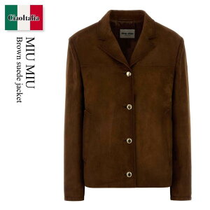 �y���ʌ���E�݌Ɍ���E�����ҏ����I�z �~���E�~���E / Miu Miu Brown Suede Jacket / MPV948 F0134 / MPV948 SOOO104R F0134 / MPV948SOOO104R / MPV948SOOO104R F0134 / MPV948SOOO104RF0134 / ���U�[�W���P�b�g�E�R�[�g