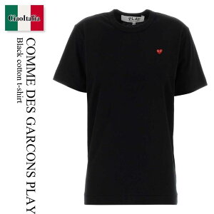 �y���ʌ���E�݌Ɍ���E�����ҏ����I�z �R���f�M�����\�� / Comme Des Garcons Play Black Cotton T-Shirt / AXT304051 / AXT304051 BLACK / AXT304051BLACK / T�V���c�E�J�b�g�\�[