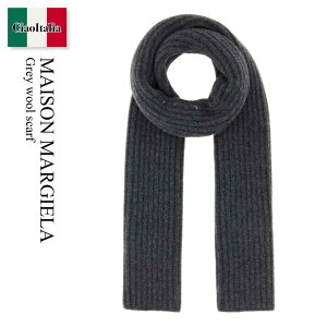 �y���ʌ���E�݌Ɍ���E�����ҏ����I�z ���]�� �}���W�F�� / Maison Margiela Grey Wool Scarf / S50TE0112 M13226 / S50TE0112 M13226 859M / S50TE0112M13226 / S50TE0112M13226 859M / S50TE0112M13226859M / �}�t���[