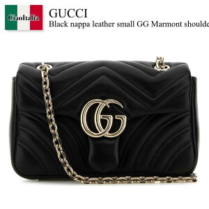 �y���ʌ���E�݌Ɍ���E�����ҏ����I�z �O�b�` / ���΂� / �J�o�� / Gucci Black Nappa Leather Small Gg Marmont Shoulder Bag / 837280 AAE38 / 837280 AAE38 1000 / 837280AAE38 / 837280AAE38 1000 / 837280AAE381000 / �V�����_�[�o�b