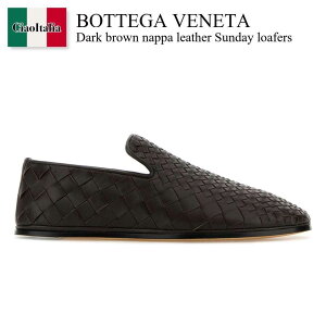 �y���ʌ���E�݌Ɍ���E�����ҏ����I�z �{�b�e�K�E���F�l�^ / Bottega Veneta Dark Brown Nappa Leather Sunday Loafers / 855192 V66L0 / 855192 V66L0 2113 / 855192V66L0 / 855192V66L0 2113 / 855192V66L02113 / �T���_��