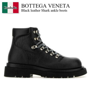 �y���ʌ���E�݌Ɍ���E�����ҏ����I�z �{�b�e�K�E���F�l�^ / Bottega Veneta Black Leather Shark Ankle Boots / 855196 V5U32 / 855196 V5U32 1000 / 855196V5U32 / 855196V5U32 1000 / 855196V5U321000 / �u�[�c