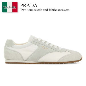 �y���ʌ���E�݌Ɍ���E�����ҏ����I�z �v���_ / Prada Two-Tone Suede And Fabric Sneakers / 2EE465 F0009 / 2EE465 FG000D7R F0009 / 2EE465FG000D7R / 2EE465FG000D7R F0009 / 2EE465FG000D7RF0009 / �X�j�[�J�[