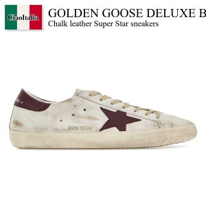 �y���ʌ���E�݌Ɍ���E�����ҏ����I�z �S�[���f���O�[�X / Golden Goose Deluxe Brand Chalk Leather Super Star Sneakers / GMF00101F008114 / GMF00101F008114 10350 / GMF00101F00811410350 / �X�j�[�J�[