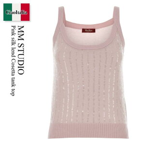 �y���ʌ���E�݌Ɍ���E�����ҏ����I�z �}�b�N�X�}�[�� / Mm Studio Pink Silk Lend Cosetta Tank Top / 261636 002 / 261636 1041600 002 / 2616361041600 / 2616361041600 002 / 2616361041600002 / �^���N�g�b�v