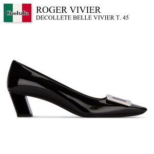 �y���ʌ���E�݌Ɍ���E�����ҏ����I�z ���W�F�E���B���B�G / Roger Vivier Decollete Belle Vivier T. 45 / RVW00600920D1P / RVW00600920D1P B999 / RVW00600920D1PB999 / �p���v�X