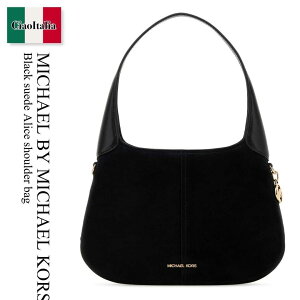 �y���ʌ���E�݌Ɍ���E�����ҏ����I�z �}�C�P���E�R�[�X / ���΂� / �J�o�� / Michael By Michael Kors Black Suede Alice Shoulder Bag / 30R6G0XL1S / 30R6G0XL1S BLACK / 30R6G0XL1SBLACK / �V�����_�[�o�b�O�E�|�V�F�b�g