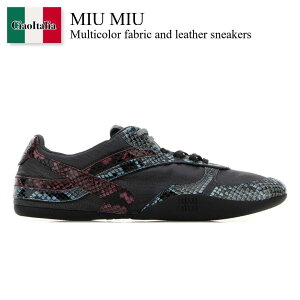 �y���ʌ���E�݌Ɍ���E�����ҏ����I�z �~���E�~���E / Miu Miu Multicolor Fabric And Leather Sneakers / 5E428E F04UI / 5E428E FB0053ZL4 F04UI / 5E428EFB0053ZL4 / 5E428EFB0053ZL4 F04UI / 5E428EFB0053ZL4F04UI / ���[�t�@�[�E�I�b