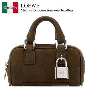 �y���ʌ���E�݌Ɍ���E�����ҏ����I�z ���G�x / ���΂� / �J�o�� / Loewe Mud Leather Nano Amazona Handbag / C039U96X02 / C039U96X02 TUNDRA / C039U96X02TUNDRA / �n���h�o�b�O