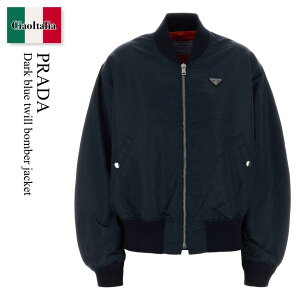 �y���ʌ���E�݌Ɍ���E�����ҏ����I�z �v���_ / Prada Dark Blue Twill Bomber Jacket / 29X265 F0008 / 29X265 SWMO16IC F0008 / 29X265SWMO16IC / 29X265SWMO16IC F0008 / 29X265SWMO16ICF0008 / �u���]��