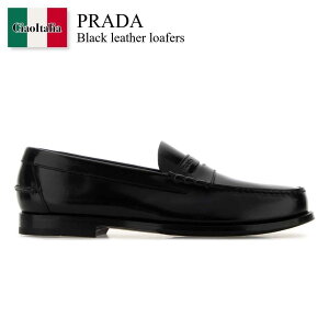�y���ʌ���E�݌Ɍ���E�����ҏ����I�z �v���_ / Prada Black Leather Loafers / 2DA132 F0002 / 2DA132 FX000055 F0002 / 2DA132FX000055 / 2DA132FX000055 F0002 / 2DA132FX000055F0002 / �h���X�V���[�Y�E�v�C�E�r�W�l�X�V���[�Y