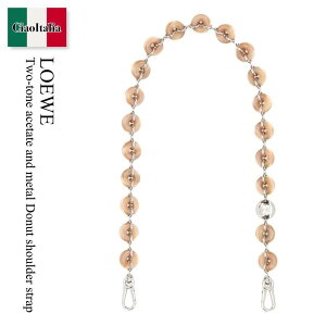 �y���ʌ���E�݌Ɍ���E�����ҏ����I�z ���G�x / ���΂� / �J�o�� / Loewe Two-Tone Acetate And Metal Donut Shoulder Strap / CCS1317X01 / CCS1317X01 SOFTWHITE / CCS1317X01SOFTWHITE / �o�b�O�E�J�o�����̑�