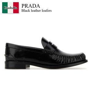 �y���ʌ���E�݌Ɍ���E�����ҏ����I�z �v���_ / Prada Black Leather Loafers / 1D199O F0002 / 1D199O F020P39 F0002 / 1D199OF020P39 / 1D199OF020P39 F0002 / 1D199OF020P39F0002 / ���[�t�@�[�E�I�b�N�X�t�H�[�h