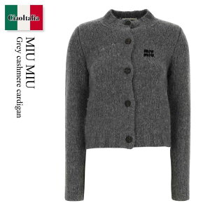 �y���ʌ���E�݌Ɍ���E�����ҏ����I�z �~���E�~���E / Miu Miu Grey Cashmere Cardigan / MMF00J F0031 / MMF00J SOOO18SQ F0031 / MMF00JSOOO18SQ / MMF00JSOOO18SQ F0031 / MMF00JSOOO18SQF0031 / �J�[�f�B�K��