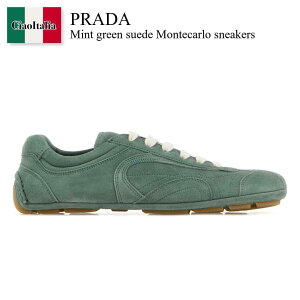 �y���ʌ���E�݌Ɍ���E�����ҏ����I�z �v���_ / Prada Mint Green Suede Montecarlo Sneakers / 1E247O F0092 / 1E247O FDD10008 F0092 / 1E247OFDD10008 / 1E247OFDD10008 F0092 / 1E247OFDD10008F0092 / �X�j�[�J�[
