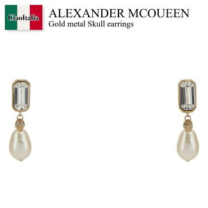 �y���ʌ���E�݌Ɍ���E�����ҏ����I�z �A���L�T���_�[�E�}�b�N�C�[�� / Alexander Mcqueen Gold Metal Skull Earrings / 855286 J161P / 855286 J161P 1053 / 855286J161P / 855286J161P 1053 / 855286J161P1053 / �s�A�X