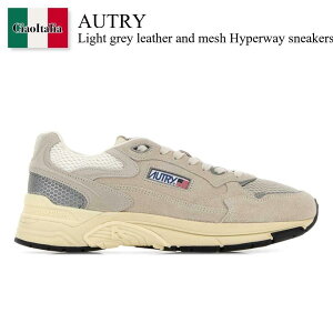�y���ʌ���E�݌Ɍ���E�����ҏ����I�z �I�[�g���[ / Autry Light Grey Leather And Mesh Hyperway Sneakers / HYLMUM19 / HYLM / HYLM UM19 / �X�j�[�J�[
