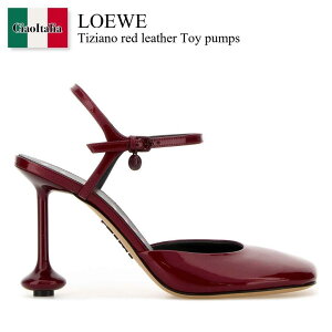 �y���ʌ���E�݌Ɍ���E�����ҏ����I�z ���G�x / Loewe Tiziano Red Leather Toy Pumps / L815S01XA5 / L815S01XA5 DARKRED / L815S01XA5DARKRED / �p���v�X