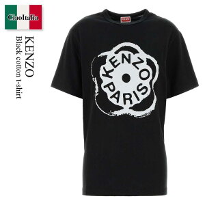 �y���ʌ���E�݌Ɍ���E�����ҏ����I�z �P���]�[ / Kenzo Black Cotton T-Shirt / FG52TS3034SK / FG52TS3034SK 99J / FG52TS3034SK99J / T�V���c�E�J�b�g�\�[