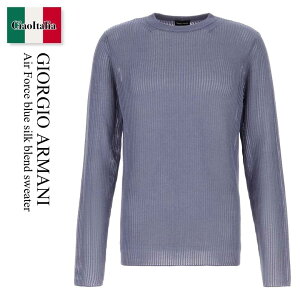 �y���ʌ���E�݌Ɍ���E�����ҏ����I�z �W�����W�I �A���}�[�j / Giorgio Armani Air Force Blue Silk Blend Sweater / GM00314 1AF24711 / GM00314 1AF24711 UA039 / GM003141AF24711 / GM003141AF24711 UA039 / GM003141AF24711UA039 / �j�b