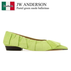 �y���ʌ���E�݌Ɍ���E�����ҏ����I�z �W�F�C�_�u���� �A���_�[�\�� / Jw Anderson Pastel Green Suede Ballerinas / BL0037LA0386 / BL0037LA0386 524 / BL0037LA0386524 / �o���G�V���[�Y