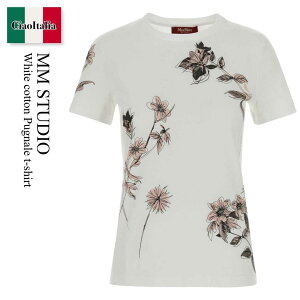 �y���ʌ���E�݌Ɍ���E�����ҏ����I�z �}�b�N�X�}�[�� / Mm Studio White Cotton Pugnale T-Shirt / 261697 005 / 261697 1011600 005 / 2616971011600 / 2616971011600 005 / 2616971011600005 / T�V���c�E�J�b�g�\�[