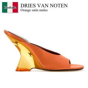�y���ʌ���E�݌Ɍ���E�����ҏ����I�z �h���X ���@�� �m�b�e�� / Dries Van Noten Orange Satin Mules / 2610117553304 / 2610117553304 701 / 2610117553304701 / �T���_���E�~���[��