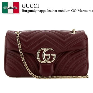 �y���ʌ���E�݌Ɍ���E�����ҏ����I�z �O�b�` / ���΂� / �J�o�� / Gucci Burgundy Nappa Leather Medium Gg Marmont Shoulder Bag / 837267 AAE38 / 837267 AAE38 6207 / 837267AAE38 / 837267AAE38 6207 / 837267AAE386207 / �V�����_�[