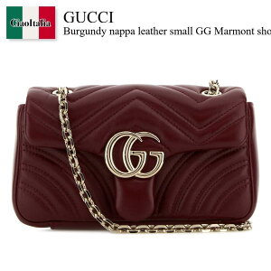 �y���ʌ���E�݌Ɍ���E�����ҏ����I�z �O�b�` / ���΂� / �J�o�� / Gucci Burgundy Nappa Leather Small Gg Marmont Shoulder Bag / 837280 AAE38 / 837280 AAE38 6207 / 837280AAE38 / 837280AAE38 6207 / 837280AAE386207 / �V�����_�[�o