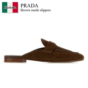 �y���ʌ���E�݌Ɍ���E�����ҏ����I�z �v���_ / Prada Brown Suede Slippers / 1D766N F0324 / 1D766N F010103 F0324 / 1D766NF010103 / 1D766NF010103 F0324 / 1D766NF010103F0324 / �T���_���E�~���[��