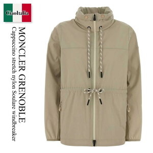 �y���ʌ���E�݌Ɍ���E�����ҏ����I�z �����N���[�� / Moncler Grenoble Cappuccino Stretch Nylon Soulare Windbreake / L10981 268 / L10981 A0000559987 268 / L10981A0000559987 / L10981A0000559987 268 / L10981A0000559987268 / �u���]��