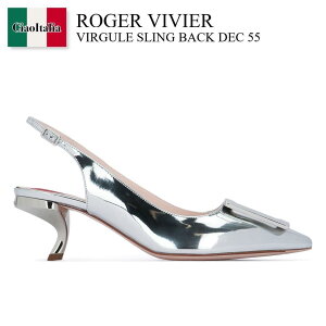�y���ʌ���E�݌Ɍ���E�����ҏ����I�z ���W�F�E���B���B�G / Roger Vivier Virgule Sling Back Dec 55 / RVW63831440XRE / RVW63831440XRE B200 / RVW63831440XREB200 / �p���v�X
