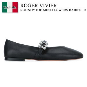�y���ʌ���E�݌Ɍ���E�����ҏ����I�z ���W�F�E���B���B�G / Roger Vivier Roundytoe Mini Flowers Babies 10 / RVW7434463091T / RVW7434463091T B999 / RVW7434463091TB999 / �p���v�X
