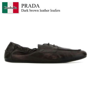 �y���ʌ���E�݌Ɍ���E�����ҏ����I�z �v���_ / Prada Dark Brown Leather Loafers / 2EG504 F0003 / 2EG504 FG0127V6 F0003 / 2EG504FG0127V6 / 2EG504FG0127V6 F0003 / 2EG504FG0127V6F0003 / �h���X�V���[�Y�E�v�C�E�r�W�l�X�V��