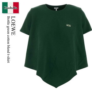 �y���ʌ���E�݌Ɍ���E�����ҏ����I�z ���G�x / Loewe Bottle Green Cotton Blend T-Shirt / S540Y22X87 / S540Y22X87 DARKGREEN / S540Y22X87DARKGREEN / T�V���c�E�J�b�g�\�[