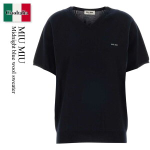 �y���ʌ���E�݌Ɍ���E�����ҏ����I�z �~���E�~���E / Miu Miu Midnight Blue Wool Sweater / MML04V F0H9Q / MML04V SOOO16WJ F0H9Q / MML04VSOOO16WJ / MML04VSOOO16WJ F0H9Q / MML04VSOOO16WJF0H9Q / �j�b�g�E�Z�[�^�[