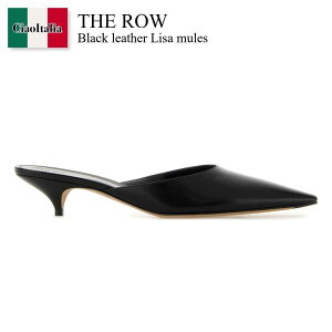 �y���ʌ���E�݌Ɍ���E�����ҏ����I�z �U�E���E / The Row Black Leather Lisa Mules / F1833 SL1 / F1833 SL1 BLK / F1833SL1 / F1833SL1 BLK / F1833SL1BLK / �T���_���E�~���[��