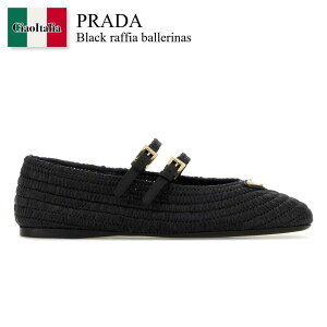 �y���ʌ���E�݌Ɍ���E�����ҏ����I�z �v���_ / Prada Black Raffia Ballerinas / 1F927N F0002 / 1F927N F0052ACS F0002 / 1F927NF0052ACS / 1F927NF0052ACS F0002 / 1F927NF0052ACSF0002 / �o���G�V���[�Y