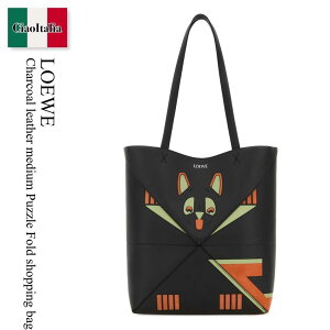 �y���ʌ���E�݌Ɍ���E�����ҏ����I�z ���G�x / ���΂� / �J�o�� / Loewe Charcoal Leather Medium Puzzle Fold Shopping Bag / A779G50X90 / A779G50X90 DARKTAUPE / A779G50X90DARKTAUPE / �g�[�g�o�b�O