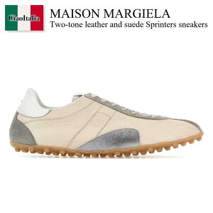 �y���ʌ���E�݌Ɍ���E�����ҏ����I�z ���]�� �}���W�F�� / Maison Margiela Two-Tone Leather And Suede Sprinters Sneaker / S57WS0515 P7383 / S57WS0515 P7383 HB293 / S57WS0515P7383 / S57WS0515P7383 HB293 / S57WS0515P7383HB293 / �X�j